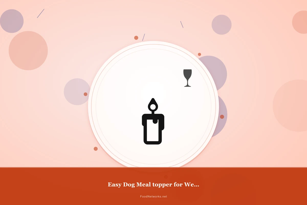 Why This Easy Dog Meal topper for Weight management Recipe Works
