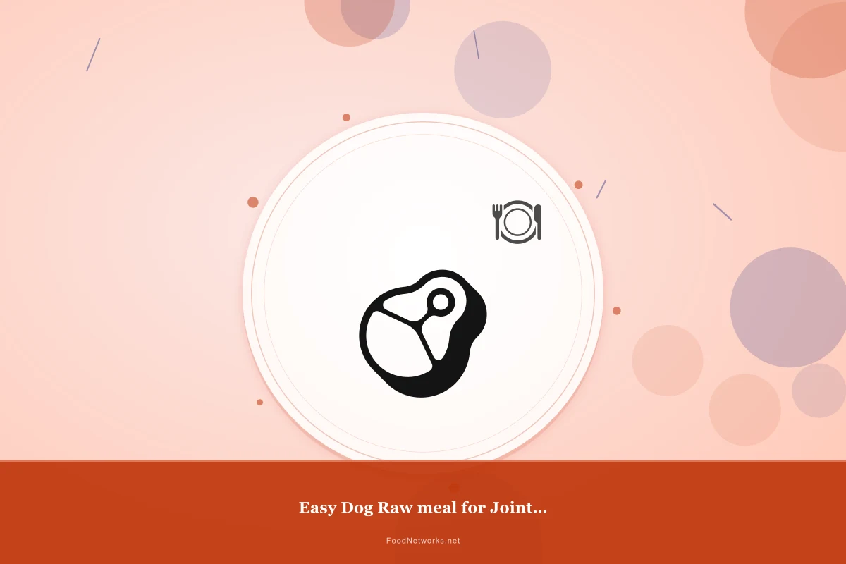 Why This Easy Dog Raw meal for Joint support Recipe Works