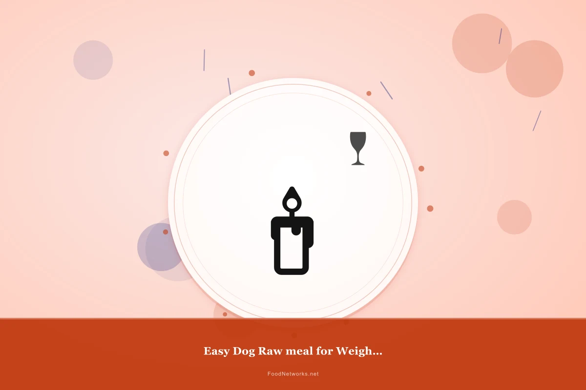 Why This Easy Dog Raw meal for Weight management Recipe Works