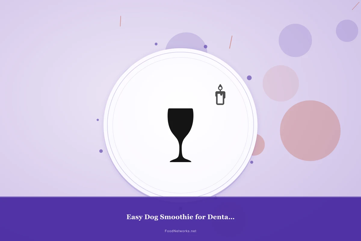 Why This Easy Dog Smoothie for Dental health Recipe Works
