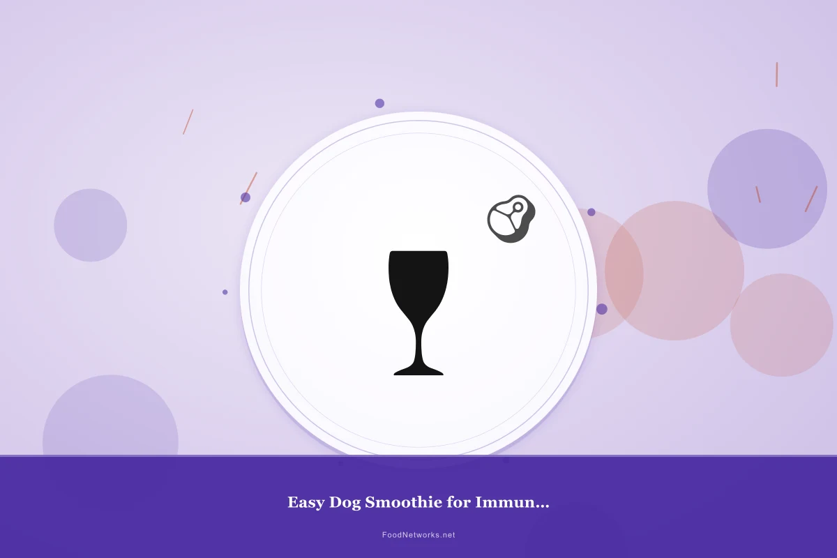 Why This Easy Dog Smoothie for Immune boost Recipe Works