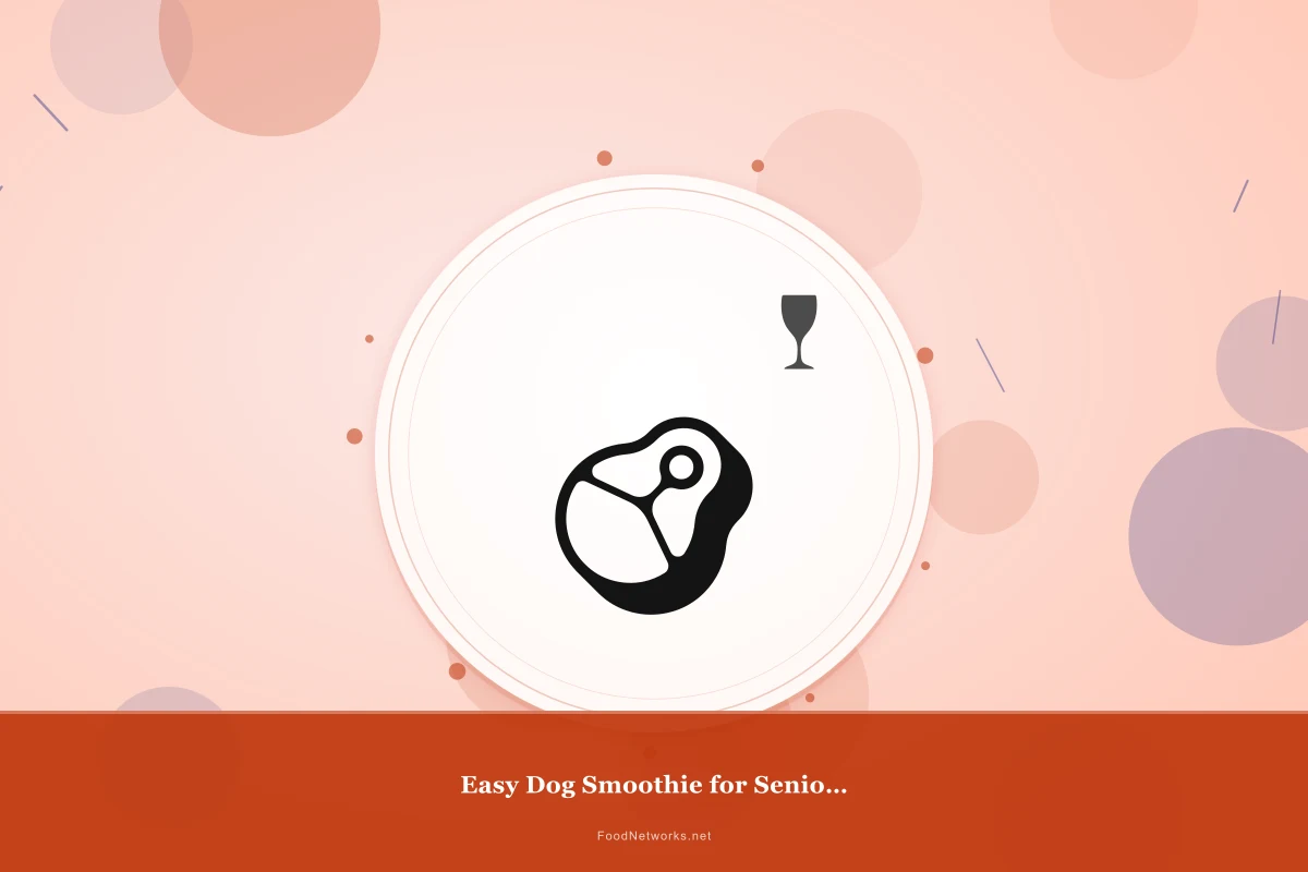 Why This Easy Dog Smoothie for Senior care Recipe Works