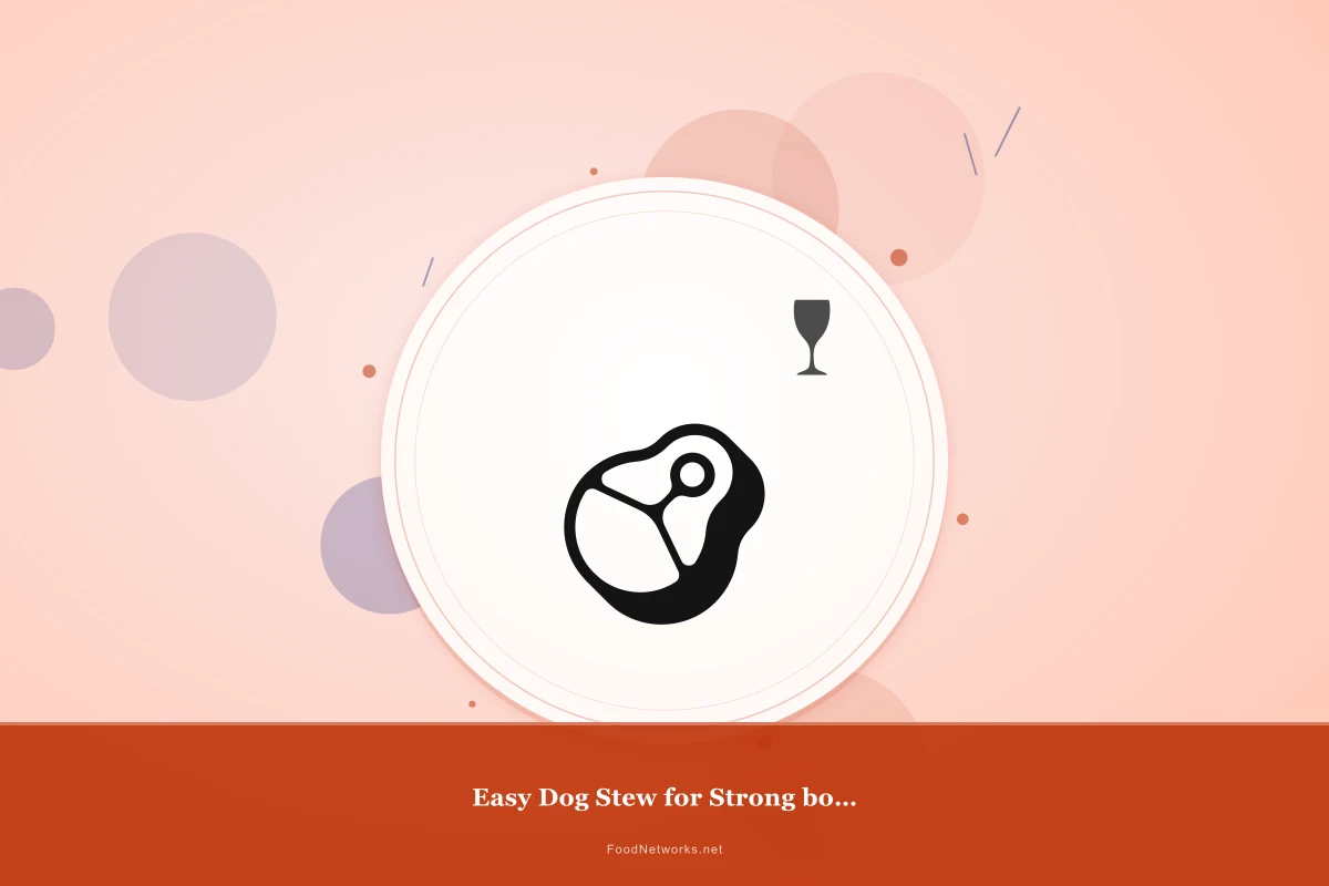 Why This Easy Dog Stew for Strong bones Recipe Works
