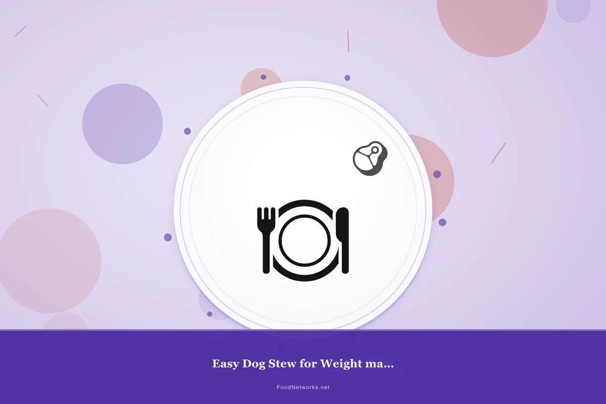 Why This Easy Dog Stew for Weight management Recipe Works