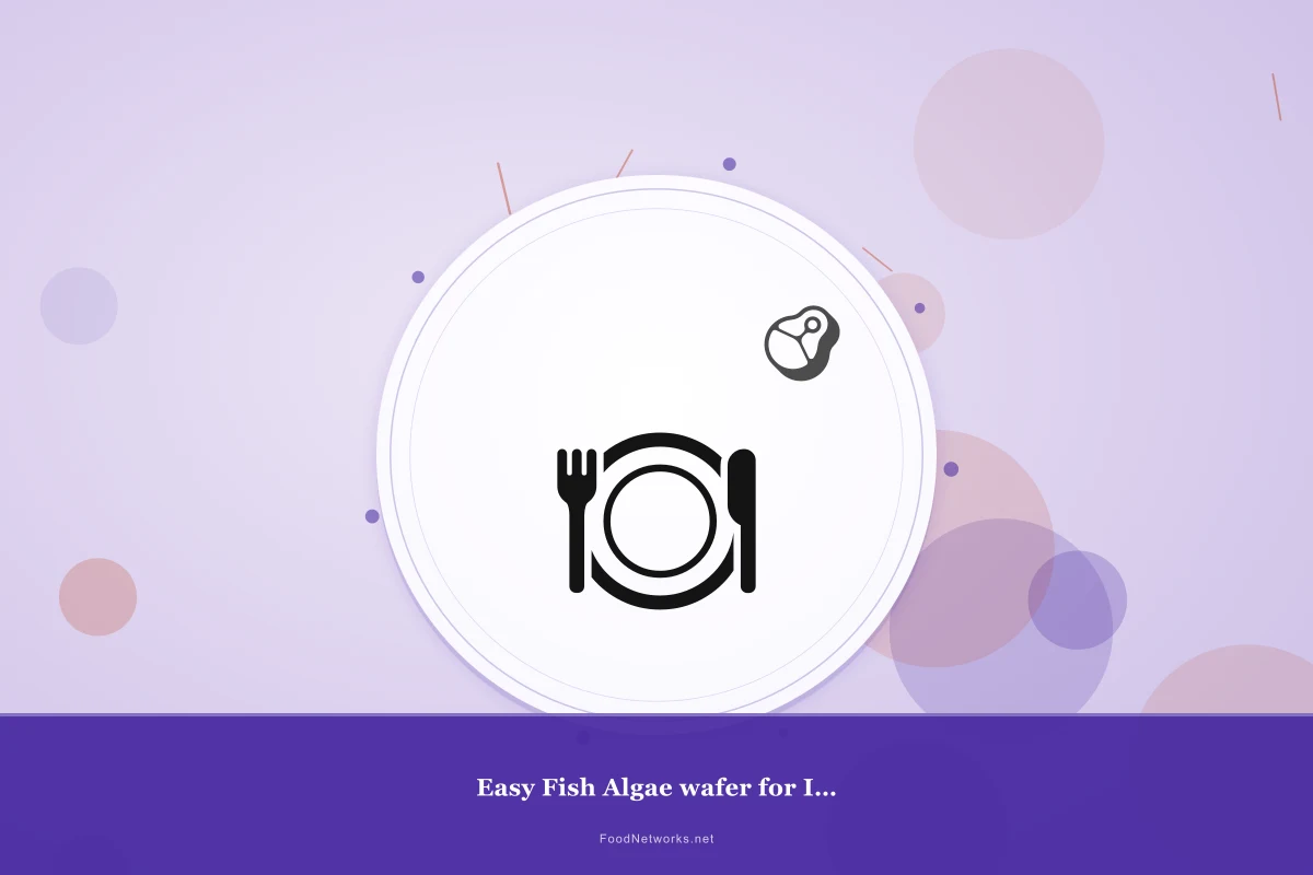 Why This Easy Fish Algae wafer for Immune boost Recipe Works