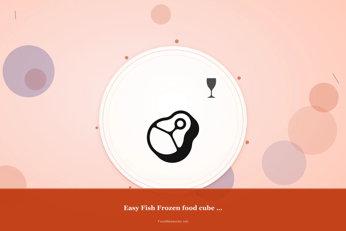 Why This Easy Fish Frozen food cube for Growth promotion Recipe Works