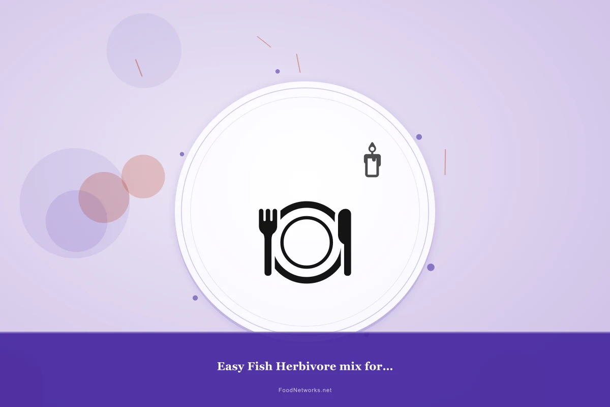 Why This Easy Fish Herbivore mix for Natural behavior enrichment Recipe Works