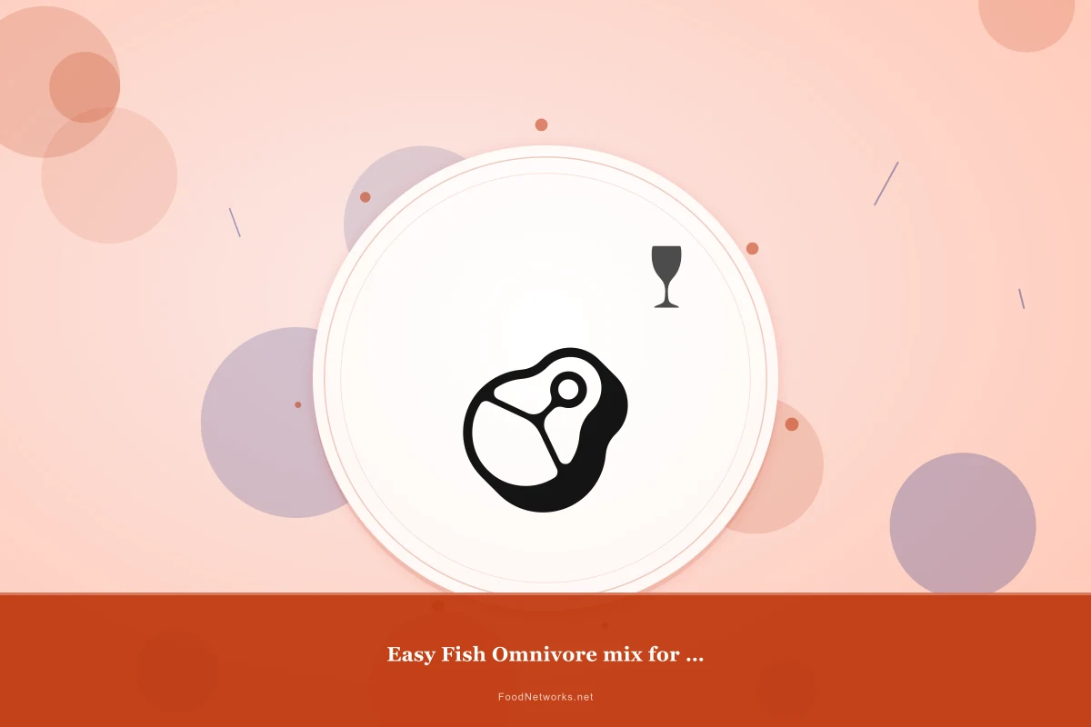 Why This Easy Fish Omnivore mix for Color enhancement Recipe Works