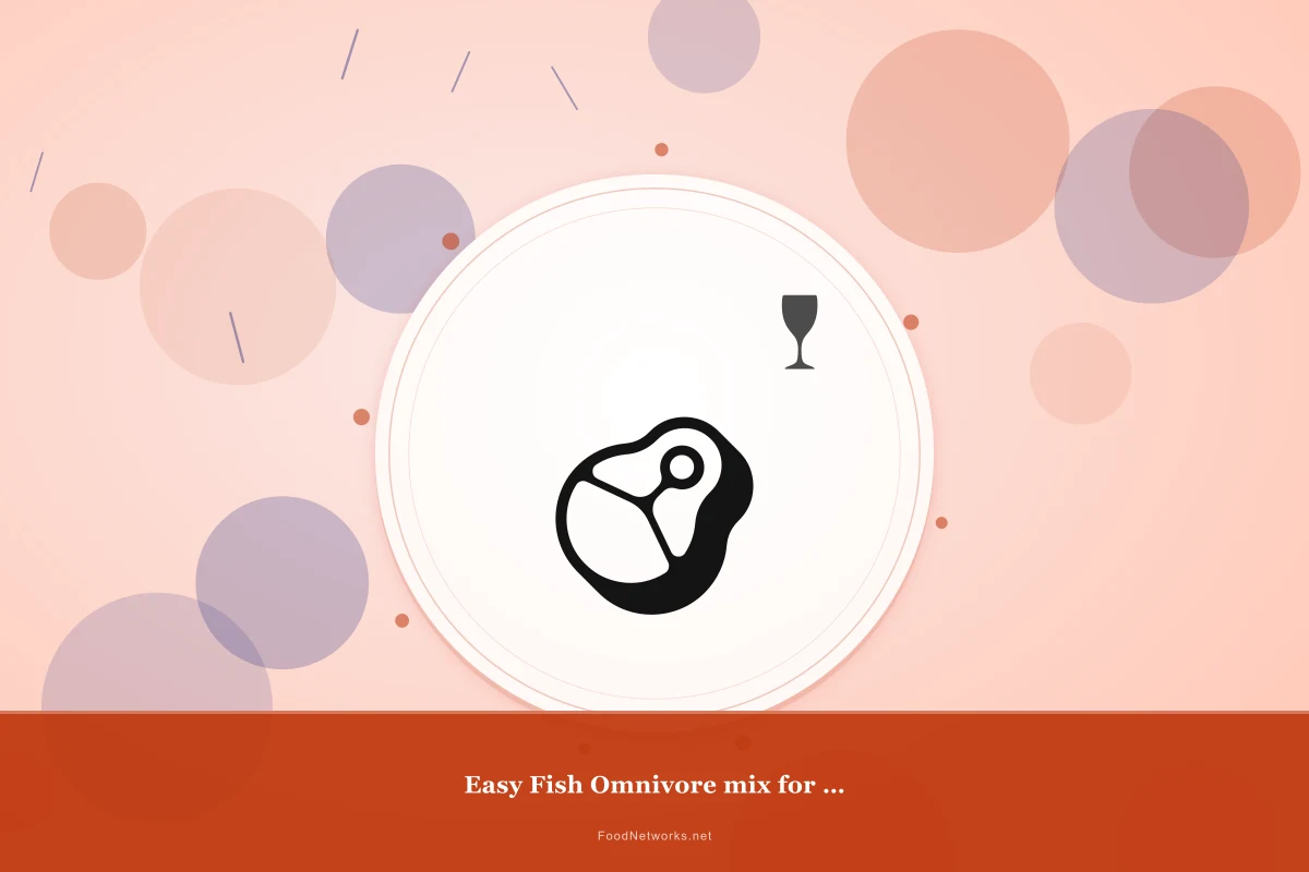 Why This Easy Fish Omnivore mix for Natural behavior enrichment Recipe Works