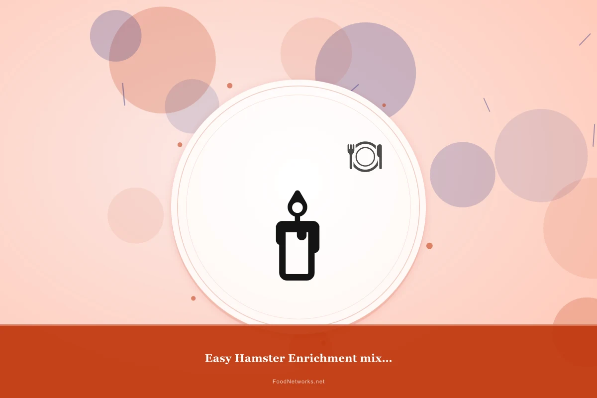 Why This Easy Hamster Enrichment mix for Coat health Recipe Works