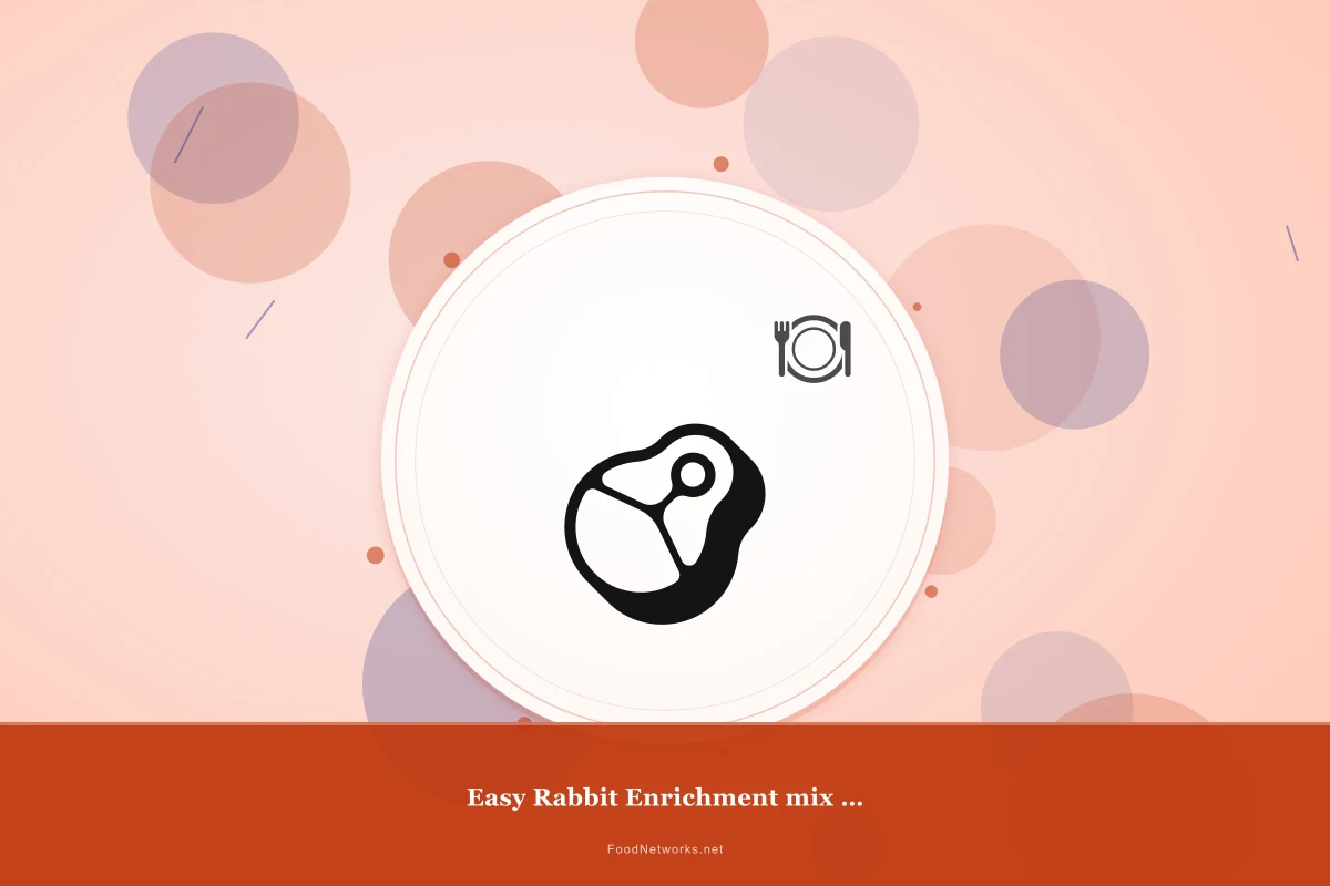 Why This Easy Rabbit Enrichment mix for Dental health (hay) Recipe Works