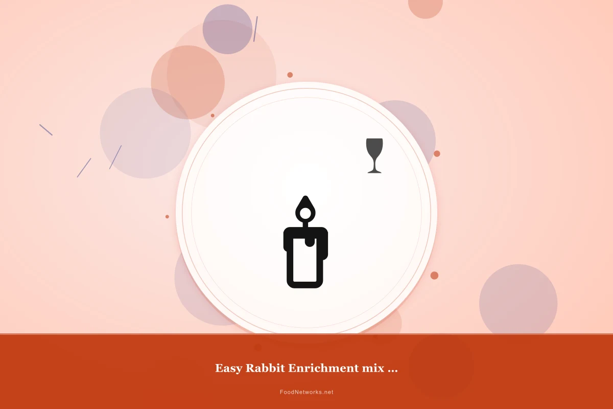 Why This Easy Rabbit Enrichment mix for Gut motility Recipe Works