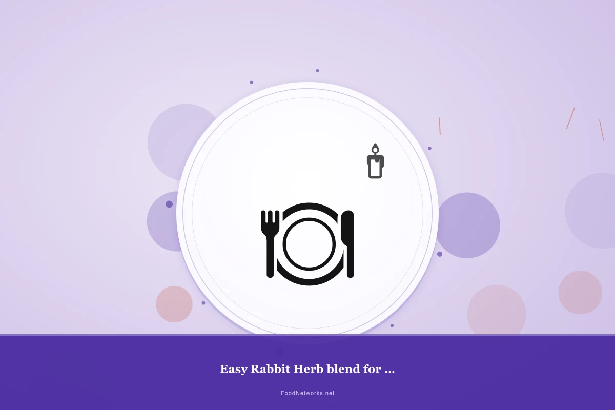 Why This Easy Rabbit Herb blend for Gut motility Recipe Works