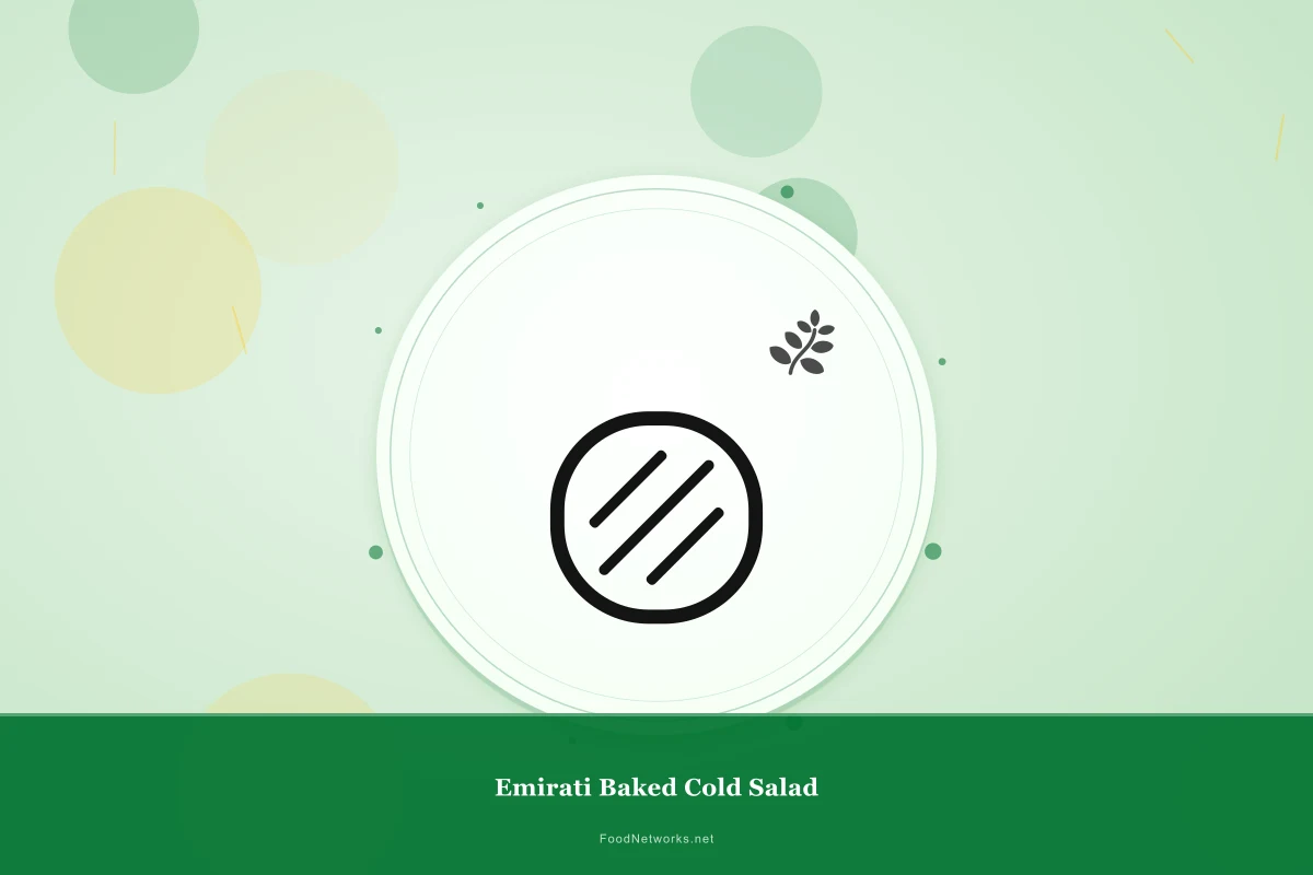 Why This Emirati Baked Cold Salad Recipe Works
