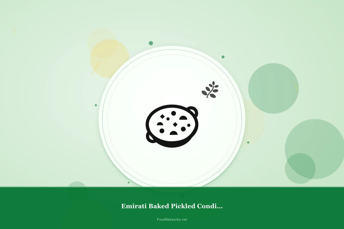 Why This Emirati Baked Pickled Condiment Recipe Works