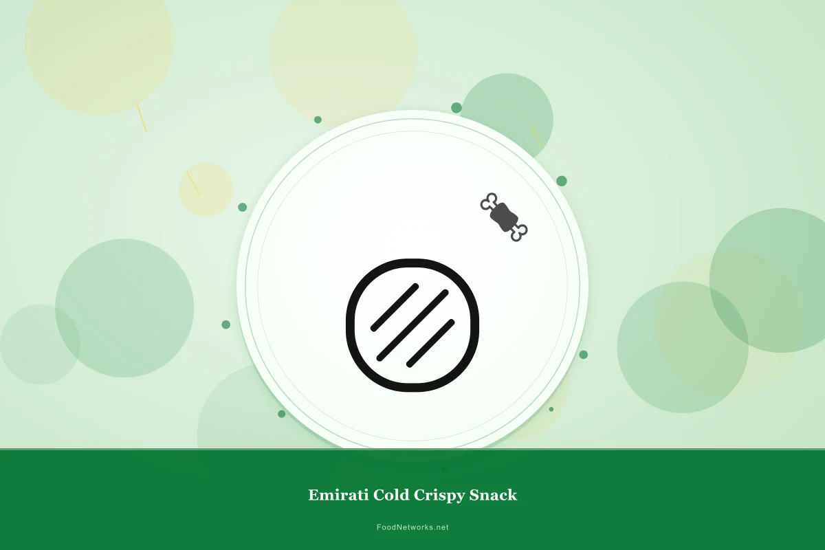 Why This Emirati Cold Crispy Snack Recipe Works