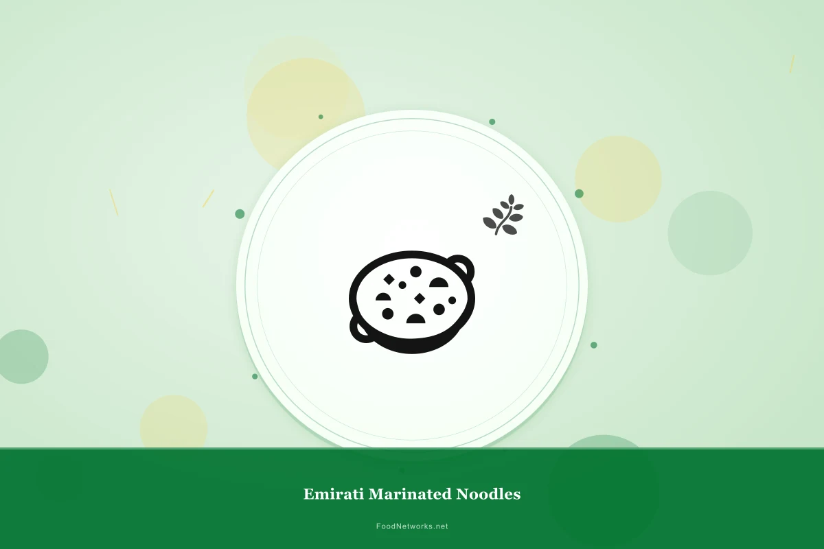 Why This Emirati Marinated Noodles Recipe Works
