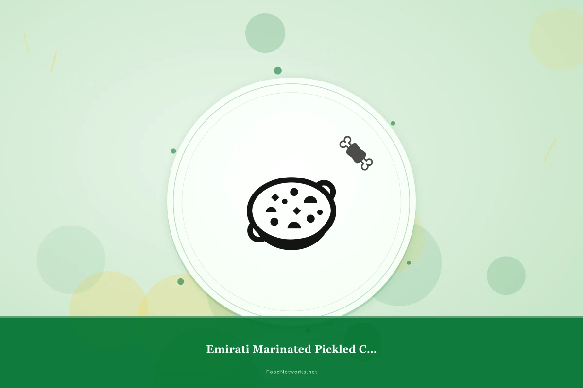 Why This Emirati Marinated Pickled Condiment Recipe Works