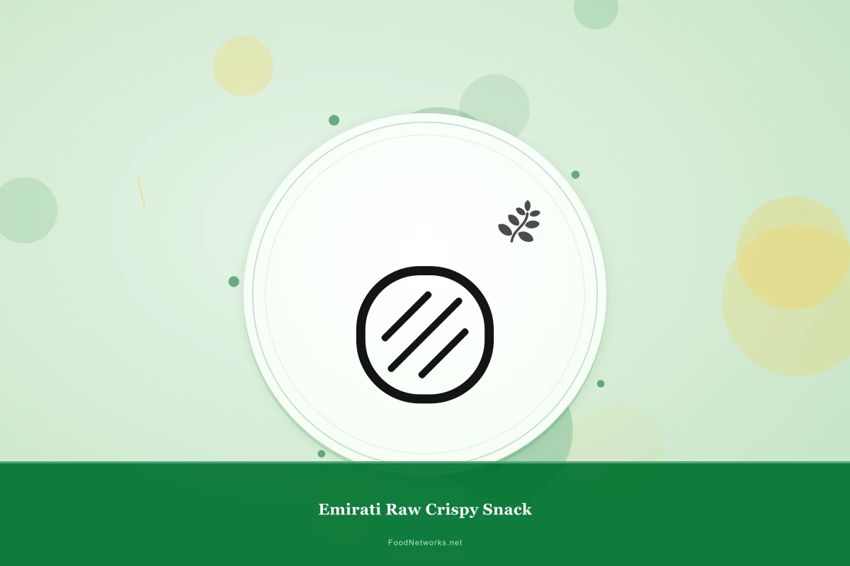 Why This Emirati Raw Crispy Snack Recipe Works