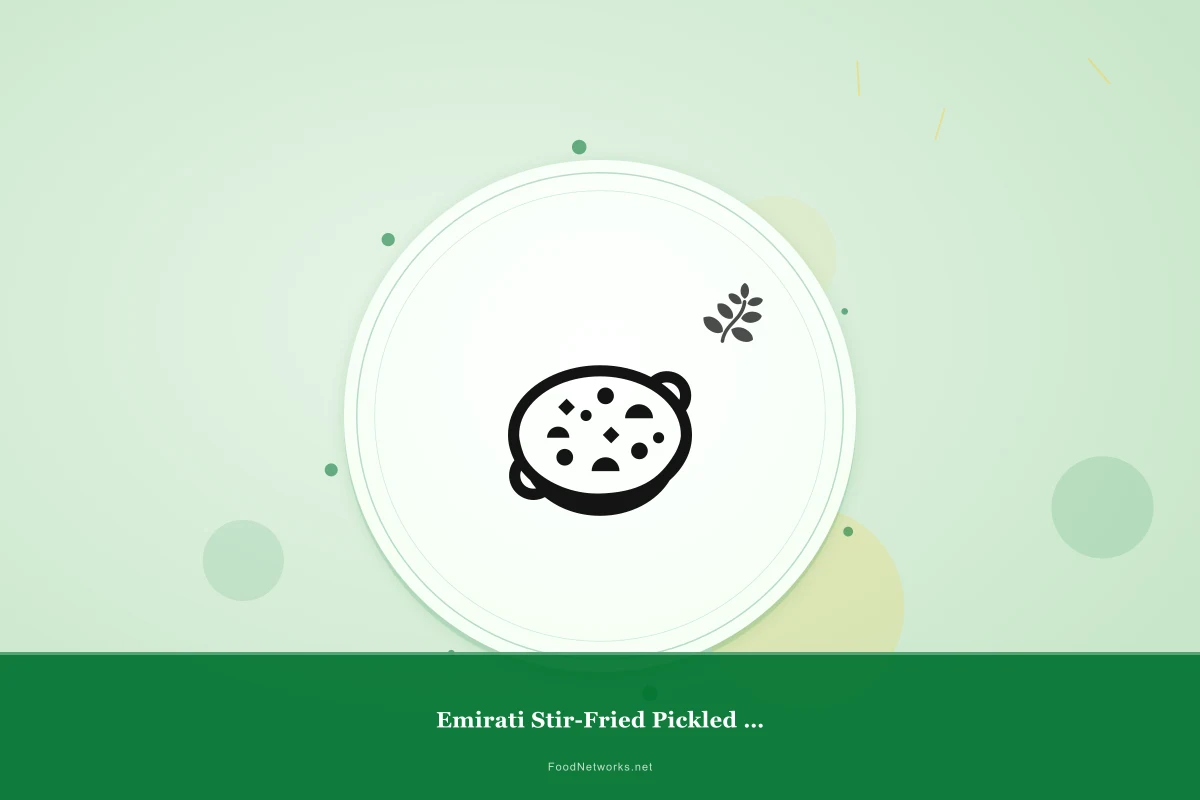 Why This Emirati Stir-Fried Pickled Condiment Recipe Works