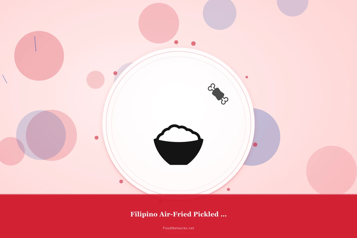 Why This Filipino Air-Fried Pickled Condiment Recipe Works