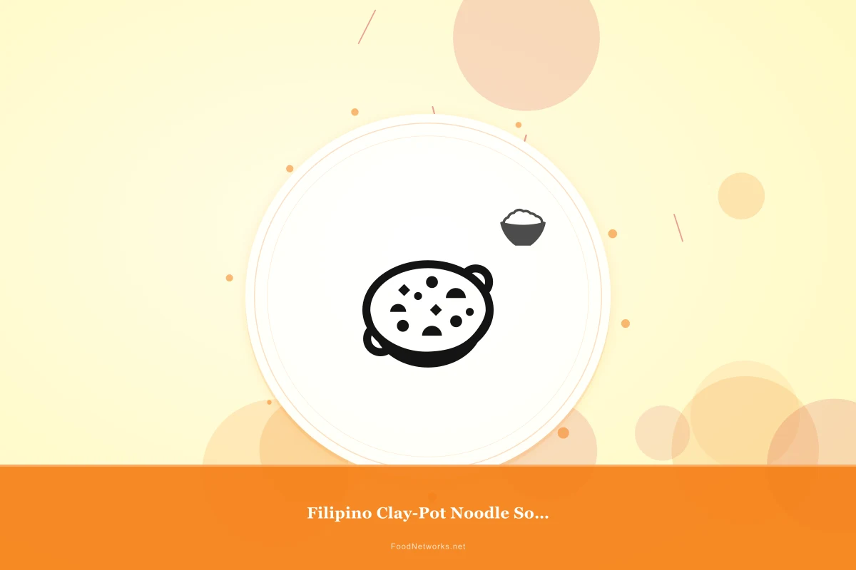 Why This Filipino Clay-Pot Noodle Soup Recipe Works