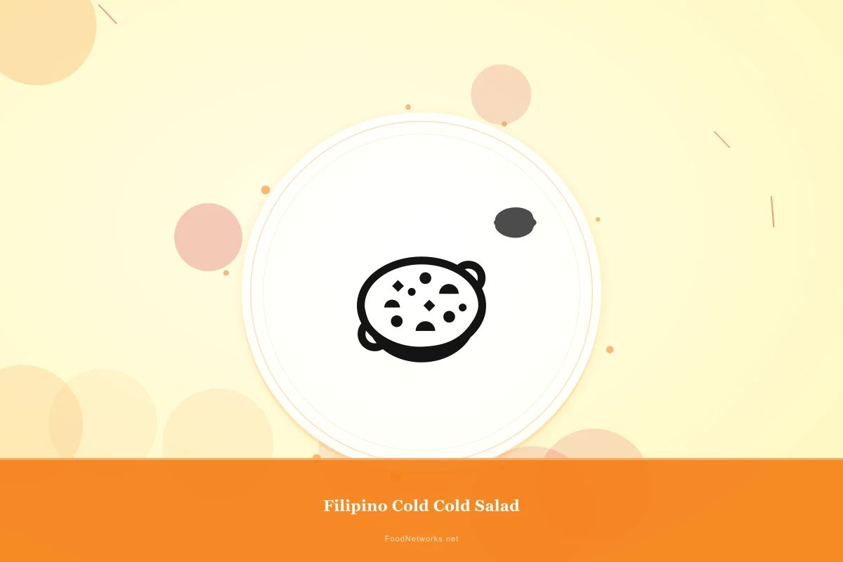 Why This Filipino Cold Cold Salad Recipe Works