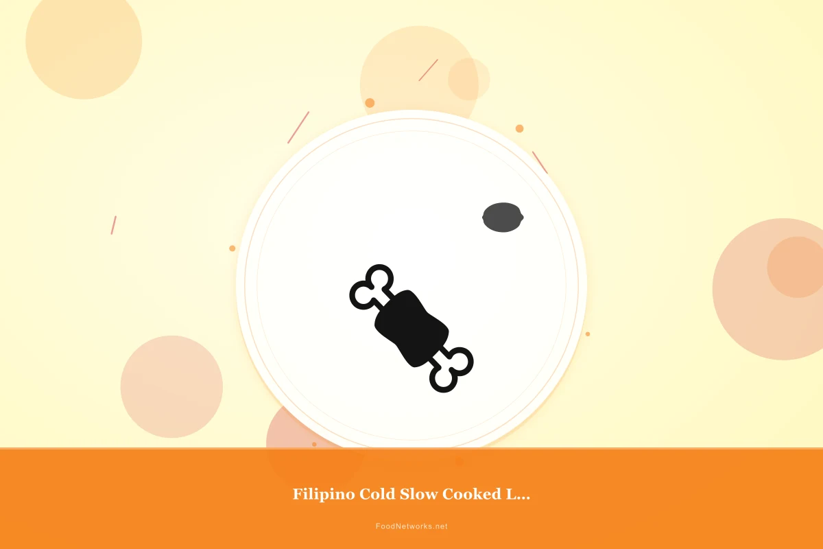 Why This Filipino Cold Slow Cooked Lamb Recipe Works