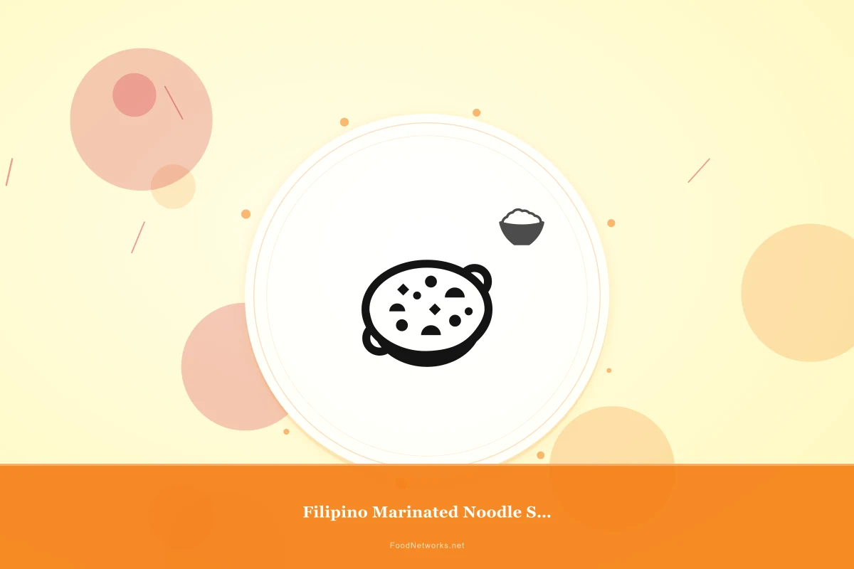 Why This Filipino Marinated Noodle Soup Recipe Works