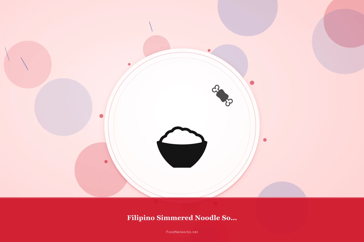 Why This Filipino Simmered Noodle Soup Recipe Works
