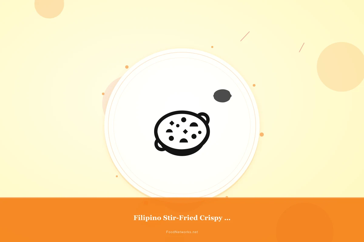 Why This Filipino Stir-Fried Crispy Snack Recipe Works