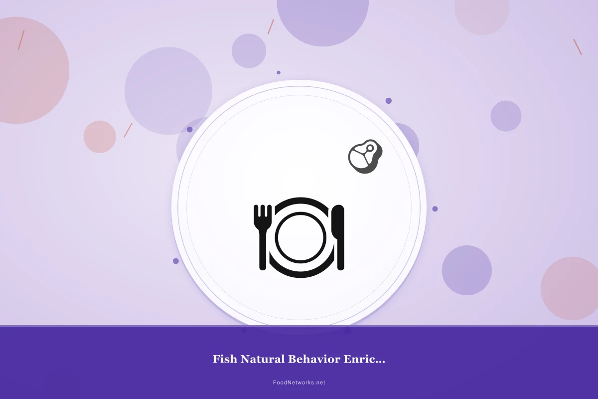 Why This Fish Natural Behavior Enrichment Treat disc Recipe Works