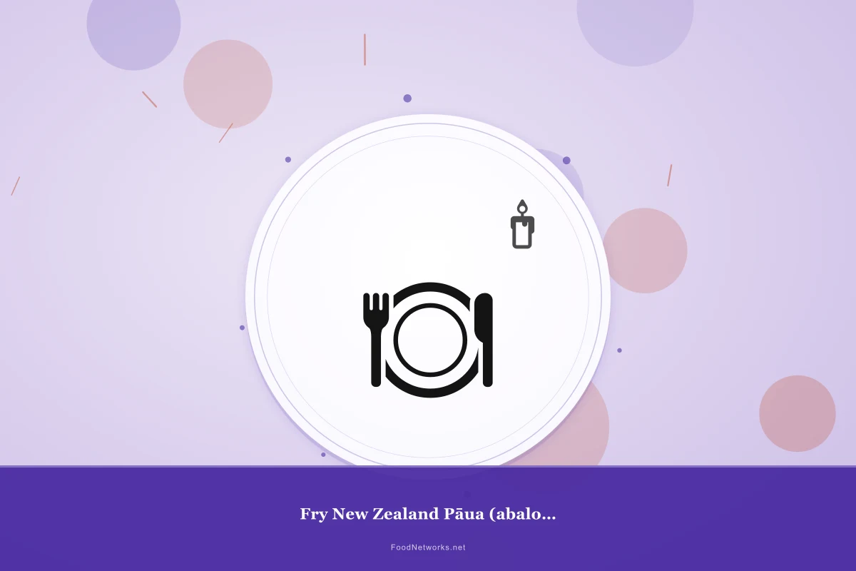 Why This Fry New Zealand Pāua (abalone) Recipe Works