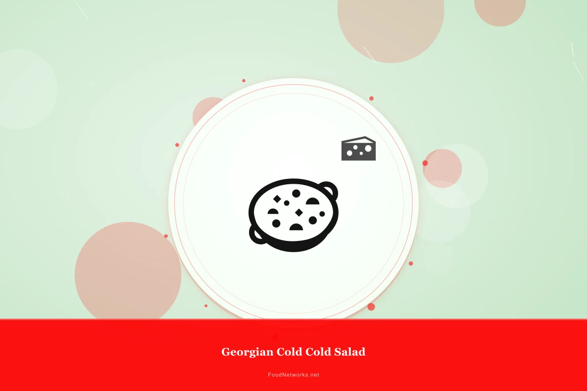 Why This Georgian Cold Cold Salad Recipe Works