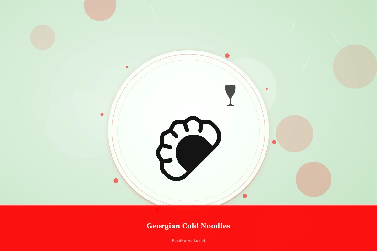Why This Georgian Cold Noodles Recipe Works