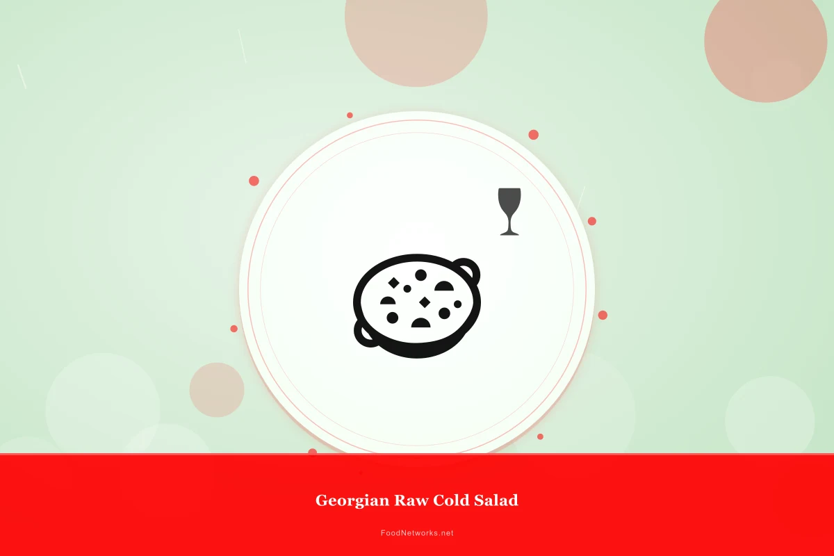 Why This Georgian Raw Cold Salad Recipe Works