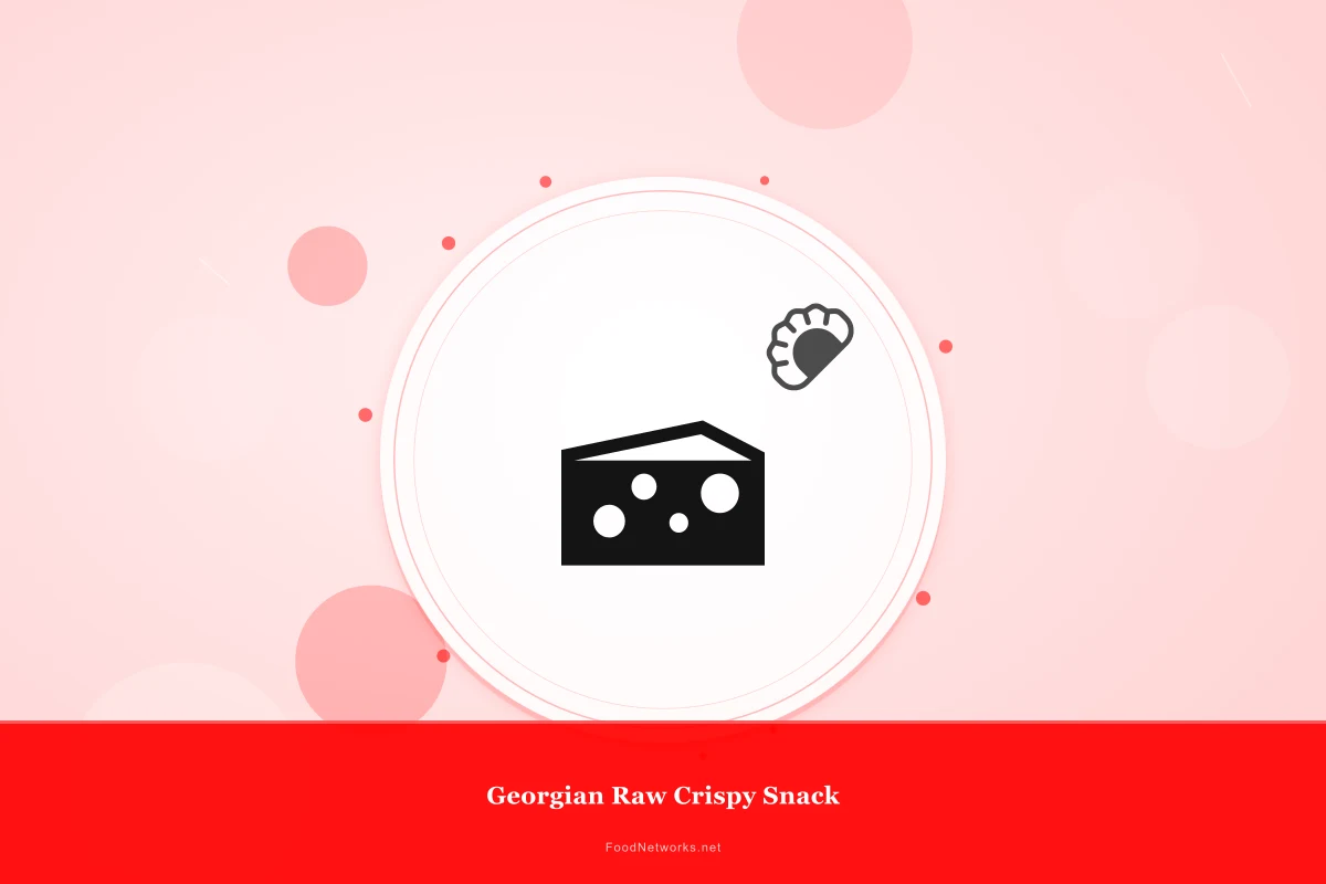 Why This Georgian Raw Crispy Snack Recipe Works