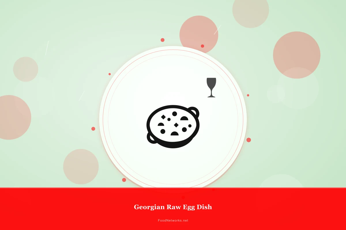 Why This Georgian Raw Egg Dish Recipe Works
