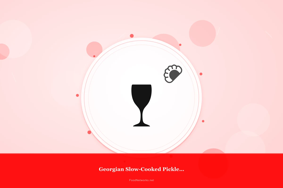 Why This Georgian Slow-Cooked Pickled Condiment Recipe Works