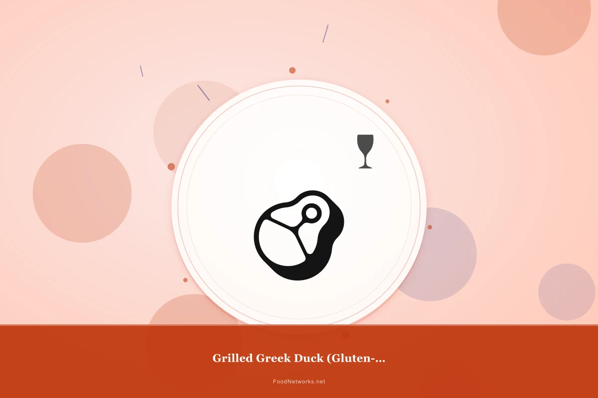 Why This Grilled Greek Duck (Gluten-Free) Recipe Works