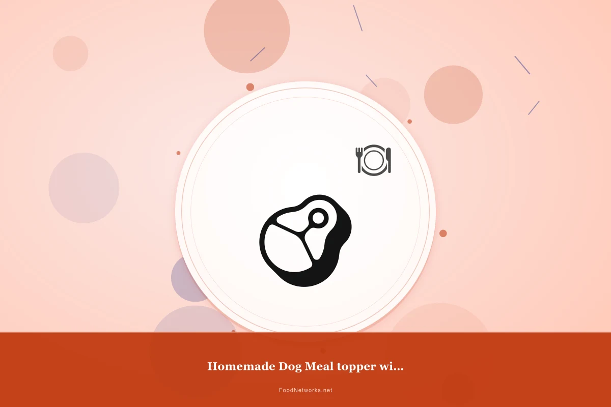 Why This Homemade Dog Meal topper with Chicken Recipe Works