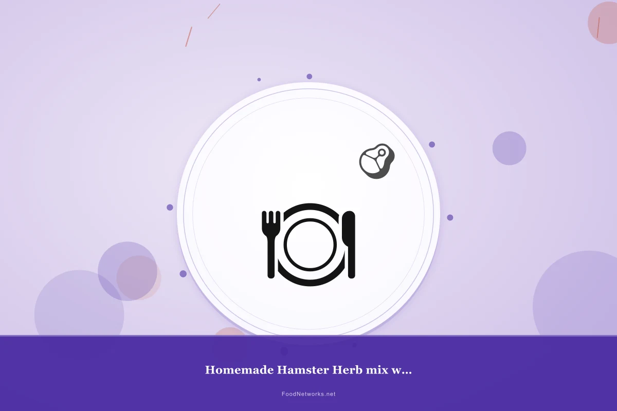 Why This Homemade Hamster Herb mix with Mealworms (dried) Recipe Works