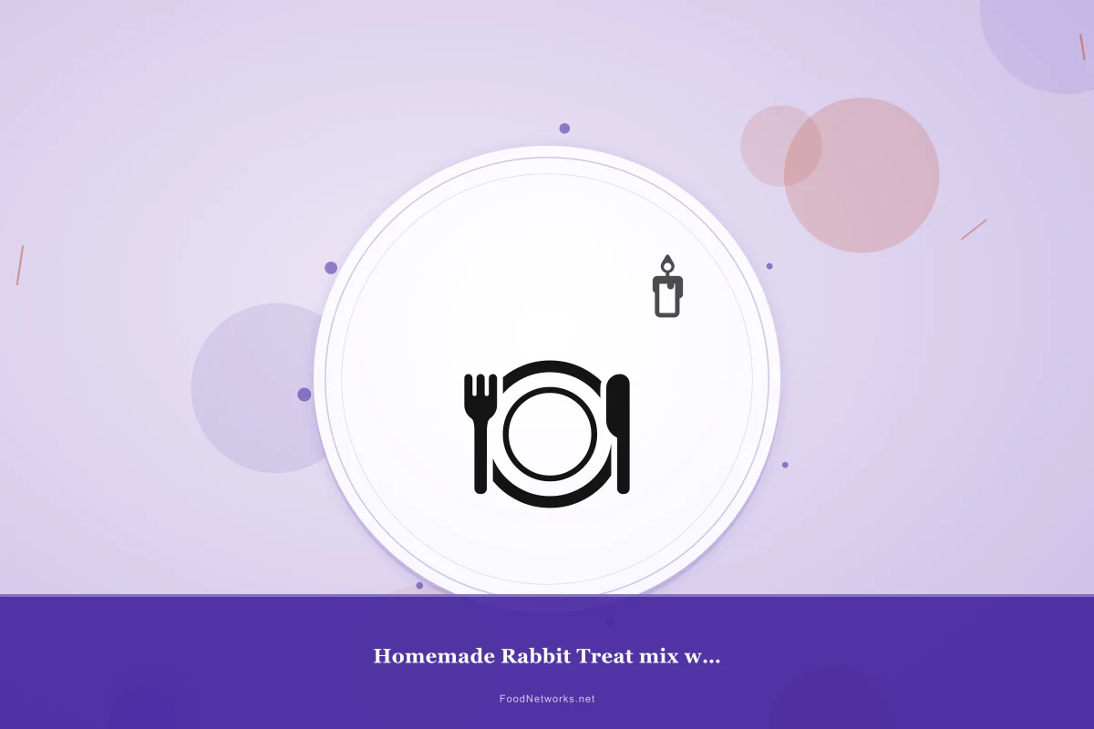 Why This Homemade Rabbit Treat mix with Pellets (high-fiber) Recipe Works