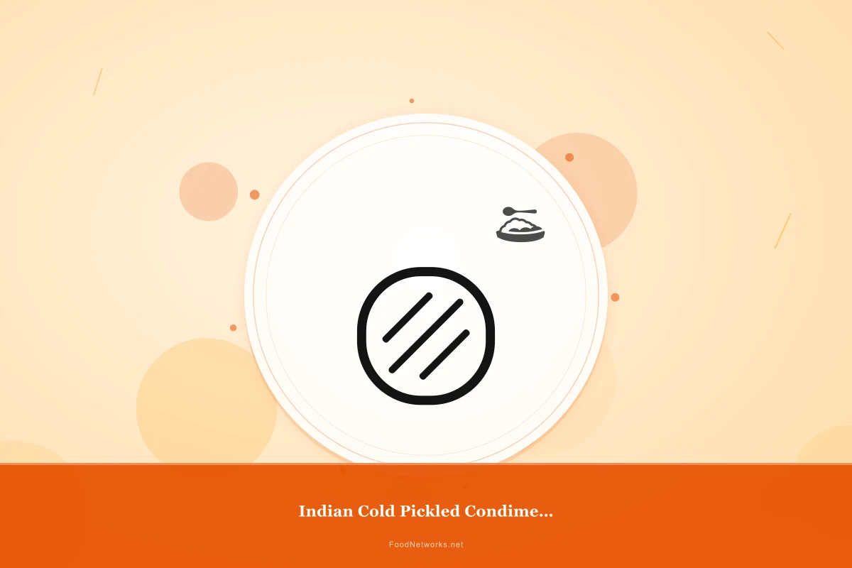 Why This Indian Cold Pickled Condiment Recipe Works