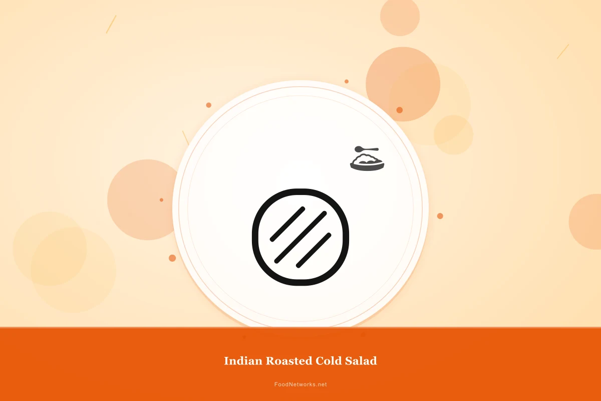 Why This Indian Roasted Cold Salad Recipe Works