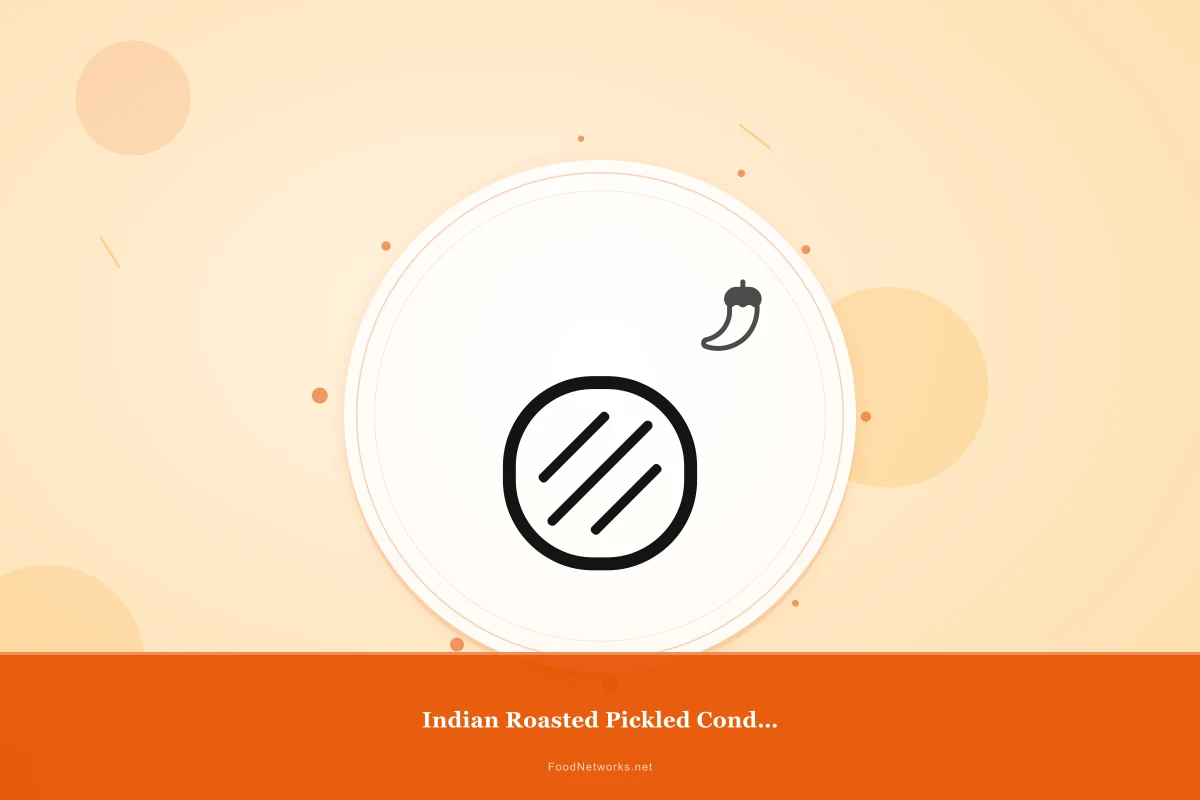 Why This Indian Roasted Pickled Condiment Recipe Works
