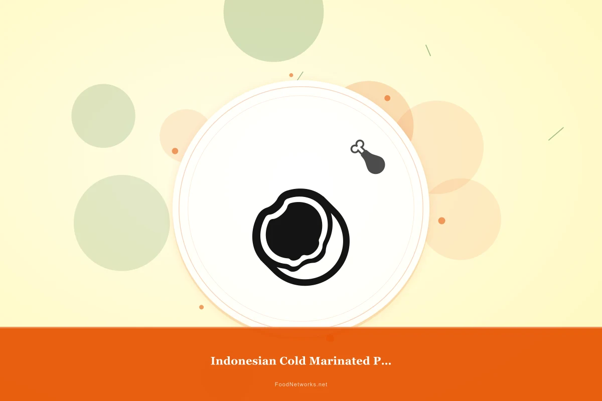 Why This Indonesian Cold Marinated Pork Recipe Works