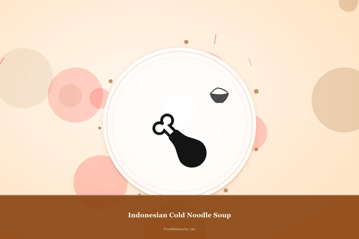 Why This Indonesian Cold Noodle Soup Recipe Works