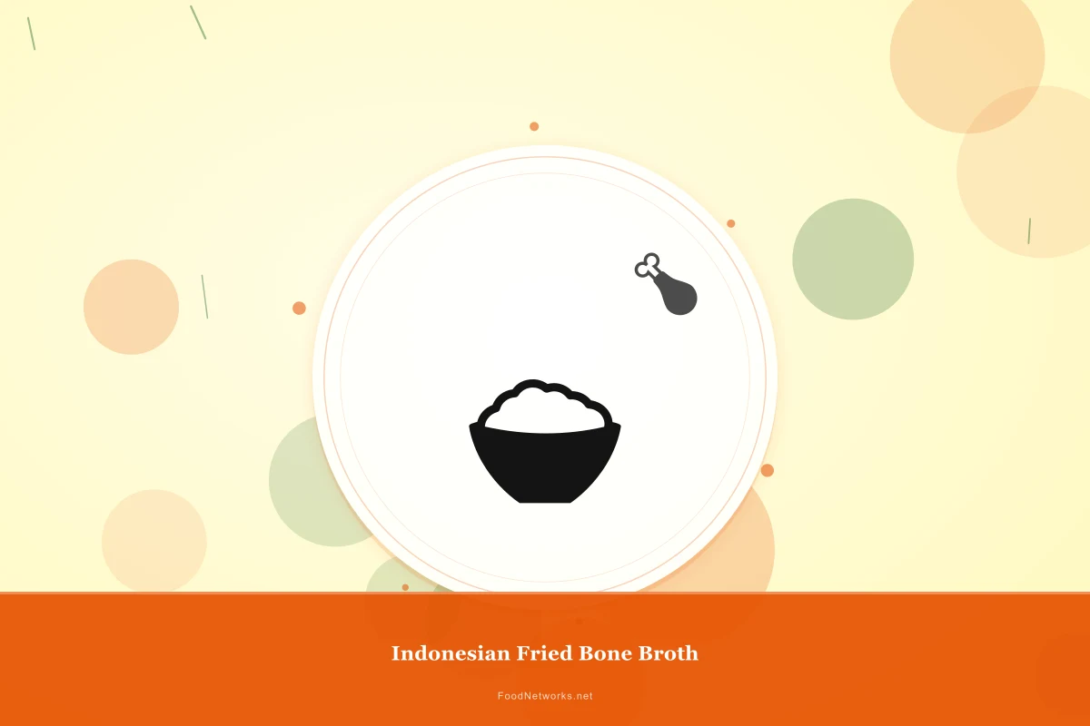 Why This Indonesian Fried Bone Broth Recipe Works