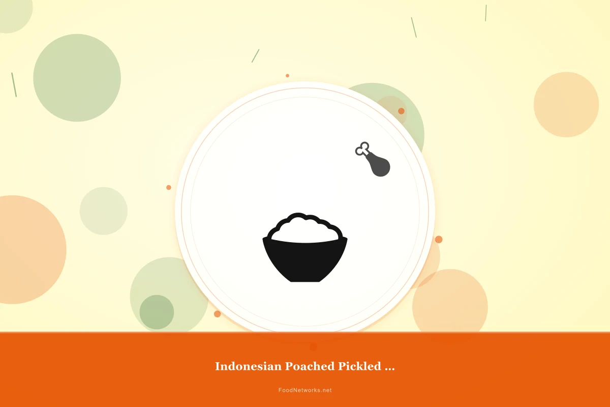Why This Indonesian Poached Pickled Condiment Recipe Works